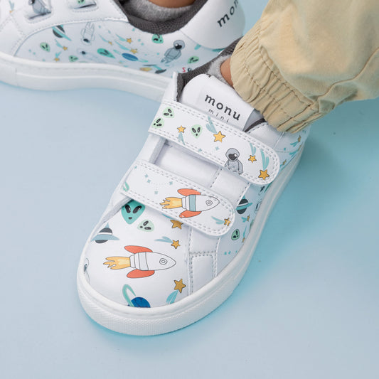 Tenis Monu Mini con cierres velcro para niños pequeños