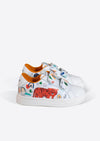 Tenis para niños tigre elefante monu mini. Foto lateral.