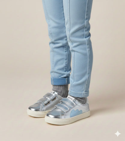 Tenis Plateados Mágicos monu mini